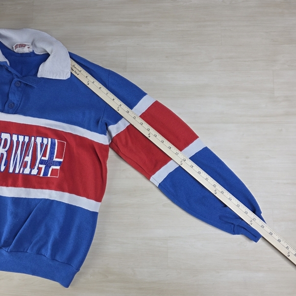 Vintage Nutmeg Mills Norway Rugby Collared Shirt‎ Rare Size XL Read - Picture 7 of 11